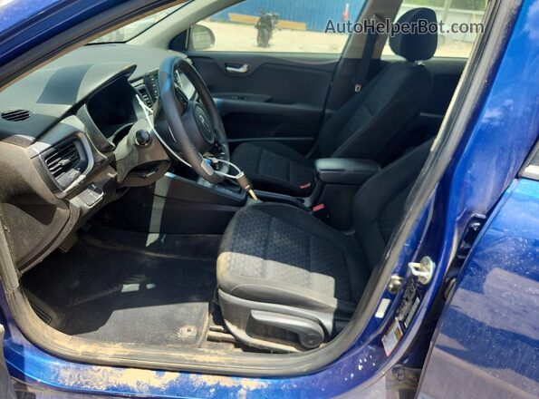 3KPA25AB1KE218793 2019 KIA RIO Blue Vista del salpicadero