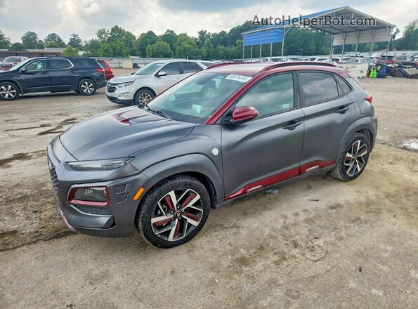 KM8K53A57KU309154 2019 HYUNDAI KONA Двухцветный Задняя левая четверть