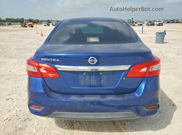 3N1AB7AP2HY300002 2017 NISSAN SENTRA Blue წინა სალონის ხედი