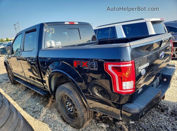 1FTEW1EF0GKE40290 2016 FORD F150 Black Հետևի աջ