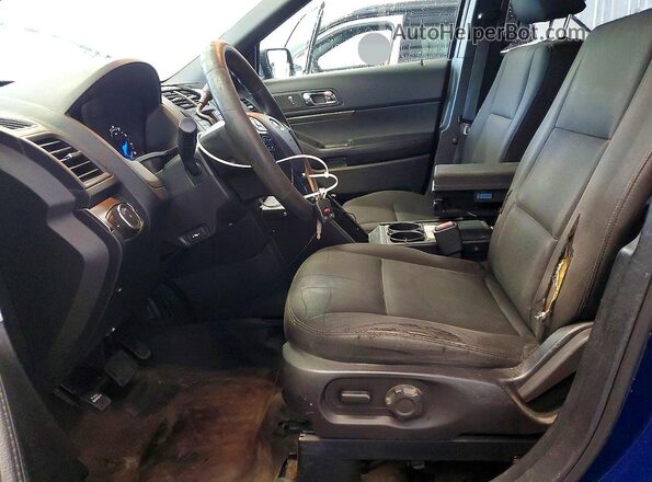 1FM5K8AR2JGA83382 2018 FORD EXPLORER Blue წინა პანელის ხედი