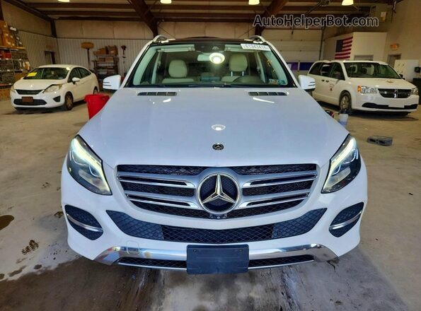 4JGDA5HB9HA973431 2017 MERCEDES-BENZ GLE White Widok z tyłu