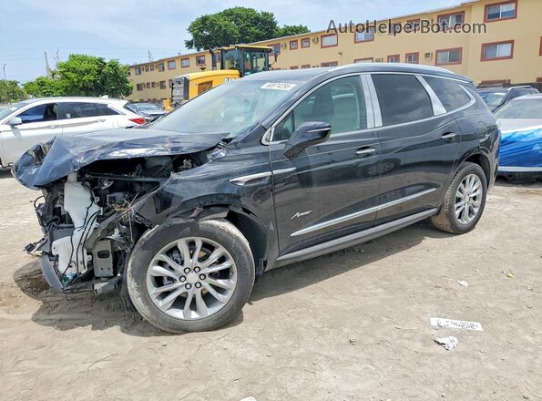 5GAERDKW7NJ185350 2022 BUICK ENCLAVE Black Rear left
