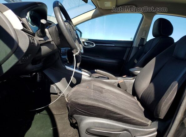 3N1AB7AP2HY356599 2017 NISSAN SENTRA Black Սալոնի դիմացի տեսք