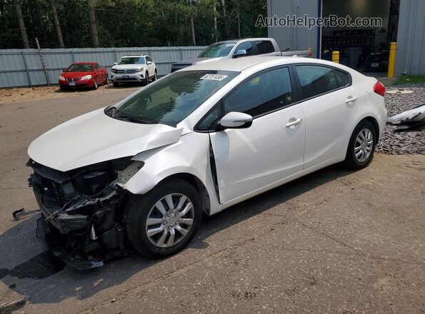 KNAFX4A67G5549818 2016 KIA FORTE White Հետևի ձախ
