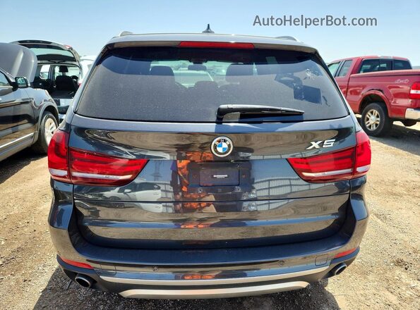 5UXKR0C3XH0V77052 2017 BMW X5 Черный Вид салона спереди