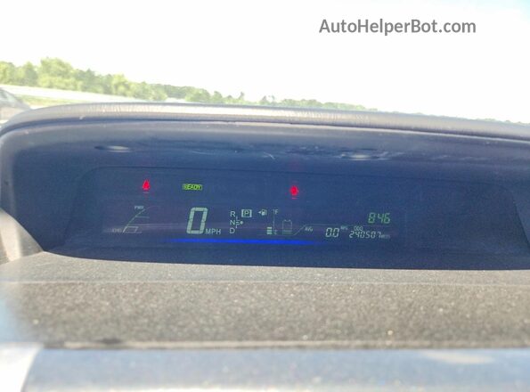 JTDZN3EU3HJ059345 2017 TOYOTA PRIUS Черный Вид задних сидений