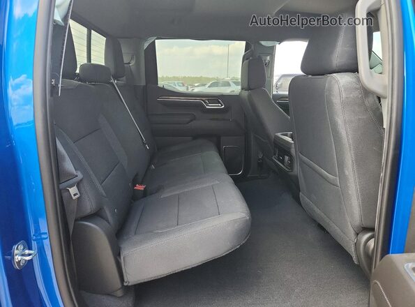 3GCUDEED5NG537982 2022 CHEVROLET SILVERADO Blue უკანა სალონის ხედი