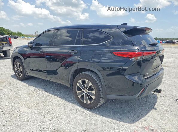 5TDHZRBH5MS543296 2021 TOYOTA HIGHLANDER Black Rear right
