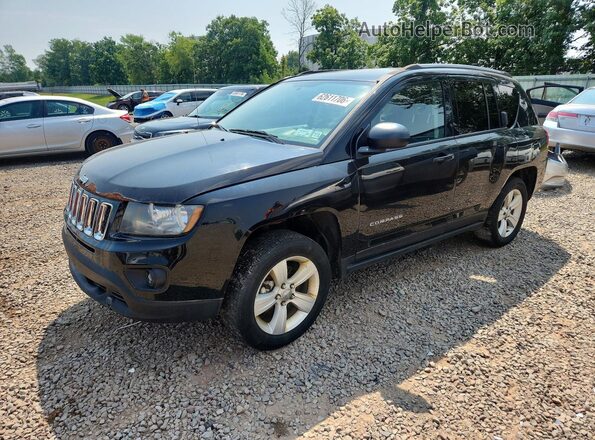 1C4NJDBB9GD627016 2016 JEEP COMPASS Black Trasero izquierdo