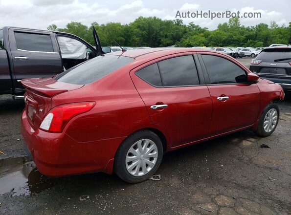 3N1CN7AP0JL883267 2018 NISSAN VERSA Burgundy Առջևի աջ