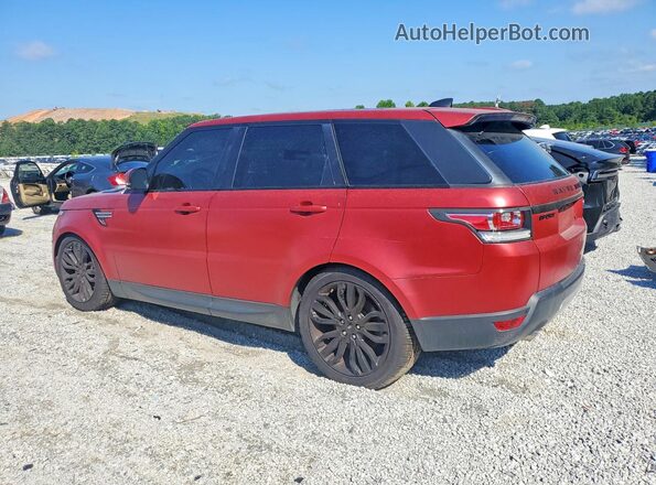 SALWR2FV2HA667472 2017 LAND ROVER RANGE ROVER Красный Задняя правая четверть