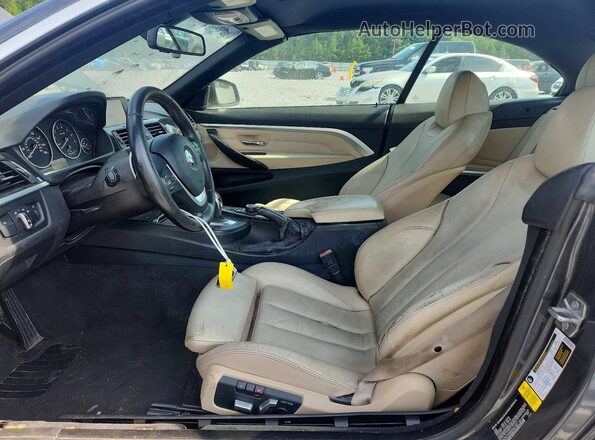 WBA3V7C5XG5A27427 2016 BMW 4 SERIES Gray Widok deski rozdzielczej