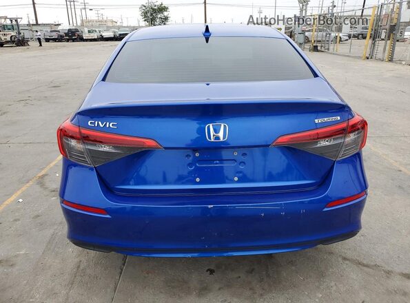 2HGFE1F97PH306580 2023 HONDA CIVIC Blue წინა სალონის ხედი