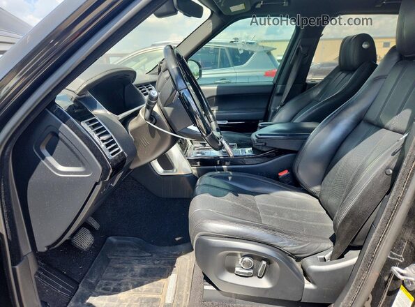 SALGS2FV3HA328499 2017 LAND ROVER RANGE Black Առջևի վահանակի տեսք