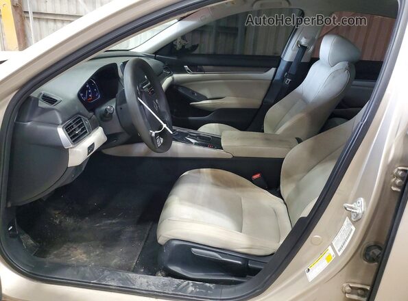 1HGCV1F13JA123924 2018 HONDA ACCORD Золотой Вид панели приборов