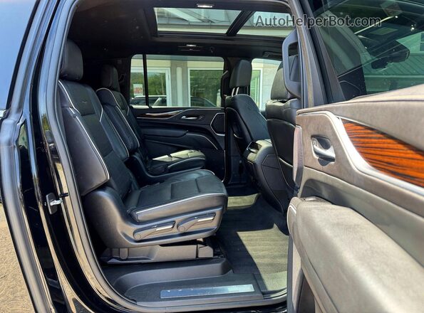 1GYS4KKL5NR278597 2022 CADILLAC ESCALADE Black Вид ззаду