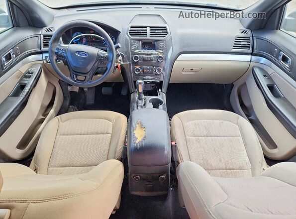 1FM5K7B8XJGC86813 2018 FORD EXPLORER Black Instrument cluster view
