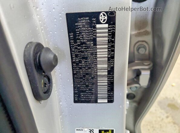 5YFB4MDEXSP277600 2025 TOYOTA COROLLA Silver Widok naklejki z numerem VIN