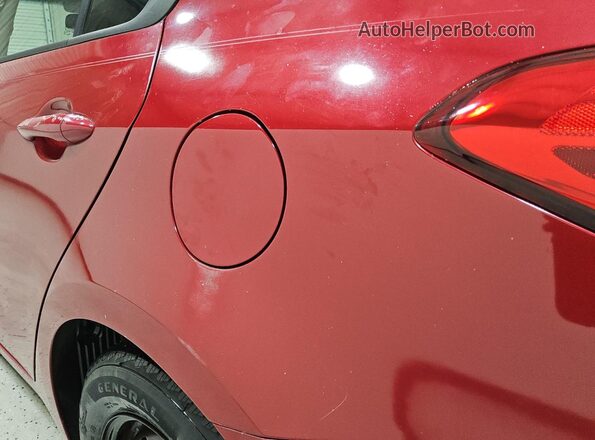 KNAFK4A64G5562377 2016 KIA FORTE Red 