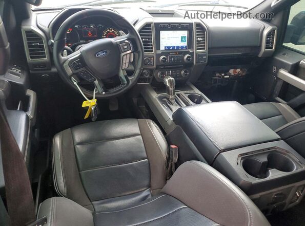 1FTFW1RG1LFA15266 2020 FORD F150 Gray Вид щитка приладів