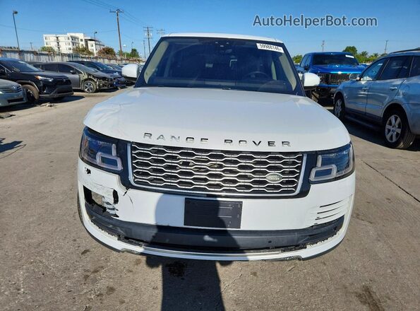 SALGS2RE4KA531081 2019 LAND ROVER RANGE ROVER White უკანა ხედი