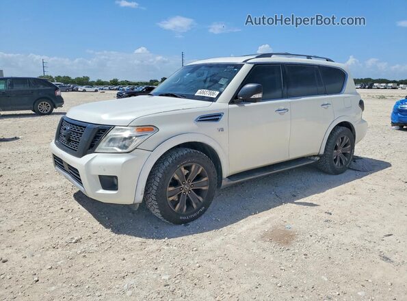 JN8AY2NE0H9700920 2017 NISSAN ARMADA White Հետևի ձախ