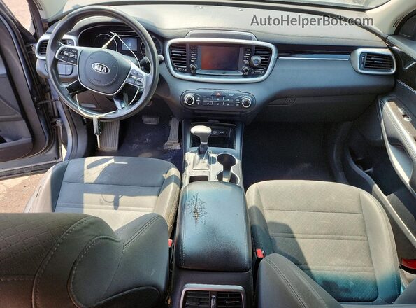 5XYPG4A37LG657726 2020 KIA SORENTO Silver Вид щитка приладів