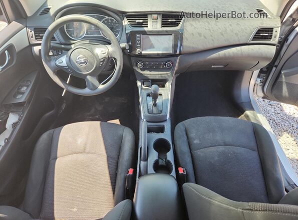 3N1AB7AP8KY282449 2019 NISSAN SENTRA Серебряный Вид щитка приборов