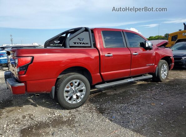 1N6AA1ED6MN501256 2021 NISSAN TITAN Red Առջևի աջ