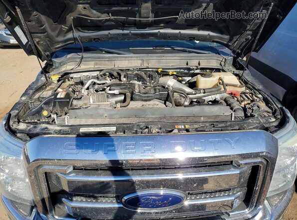 1FT7W2BT0GEB49196 2016 FORD F250 Black ძრავის განყოფილების ხედი
