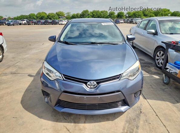 2T1BURHE1GC637920 2016 TOYOTA COROLLA Синий Вид сзади