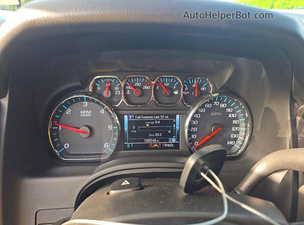 1GNSKBKC0LR111239 2020 CHEVROLET TAHOE Black Вид щитка приладів