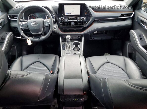 5TDKDRAHXRS541914 2024 TOYOTA HIGHLANDER Black Սարքավորումների վահանակի տեսք