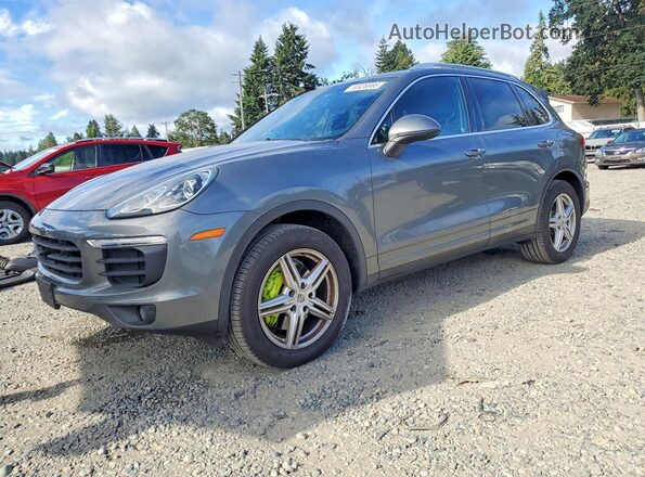 WP1AE2A21GLA17348 2016 PORSCHE CAYENNE Gray Tył lewy