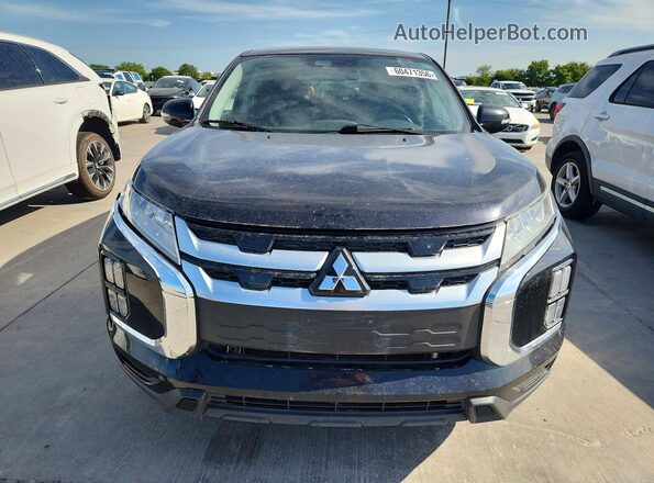 JA4AR3AU4LU023642 2020 MITSUBISHI OUTLANDER Black Вид ззаду