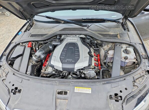 WAU44AFD5HN006975 2017 AUDI A8 Gray Widok komory silnika