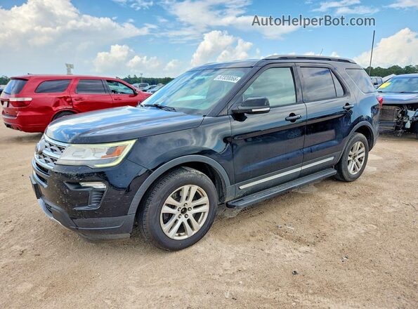 1FM5K8D87JGA61705 2018 FORD EXPLORER Black უკანა მარცხენა