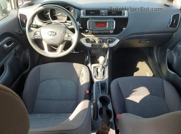 KNADM4A3XG6659276 2016 KIA RIO Silver Instrument cluster view