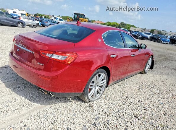 ZAM57RTL0H1196406 2017 MASERATI GHIBLI Red Delantero derecho