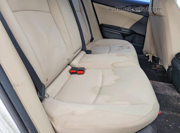19XFC2F77JE001091 2018 HONDA CIVIC Белый Вид задней части салона