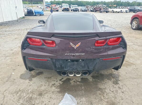 1G1YB2D75H5109061 2017 CHEVROLET CORVETTE Black წინა სალონის ხედი