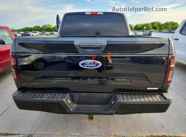 1FTEW1CP1JKC62893 2018 FORD F150 Black Widok wnętrza z przodu