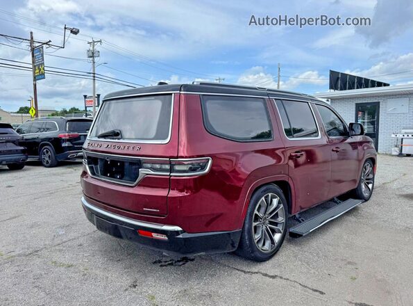 1C4SJVGJ2NS144713 2022 JEEP GRAND WAGO Burgundy Դիմացի տեսք