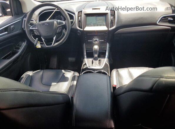 2FMPK3K97JBB41374 2018 FORD EDGE Black ხელსაწყოთა პანელის ხედი