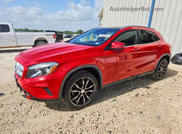WDCTG4EB5GJ240122 2016 MERCEDES-BENZ GLA-CLASS Red უკანა მარცხენა