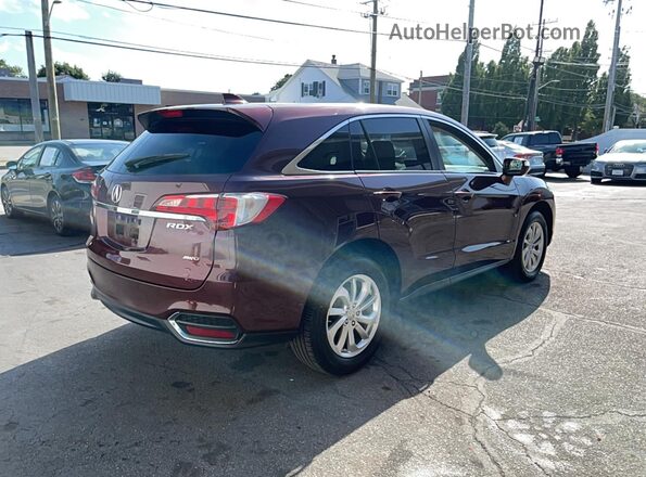 5J8TB4H56GL017636 2016 ACURA RDX Maroon წინა ხედი