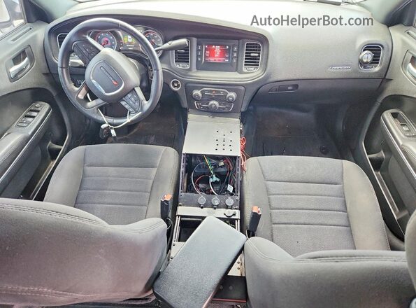 2C3CDXATXHH544083 2017 DODGE CHARGER Белый Вид щитка приборов