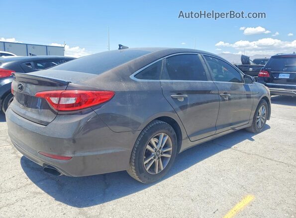 5NPE24AF5HH484336 2017 HYUNDAI SONATA Коричневый Передняя правая четверть