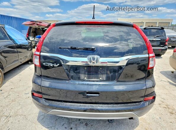 3CZRM3H33GG700039 2016 HONDA CR-V Black წინა სალონის ხედი